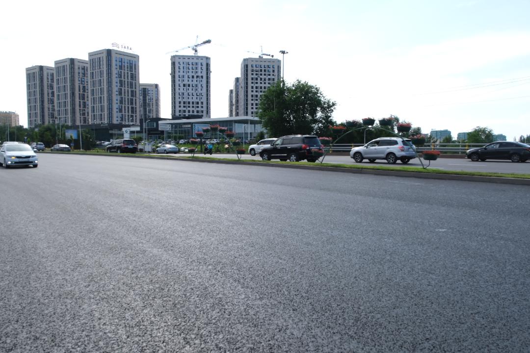 Как идут дорожные работы в Алматы по проспекту аль-Фараби