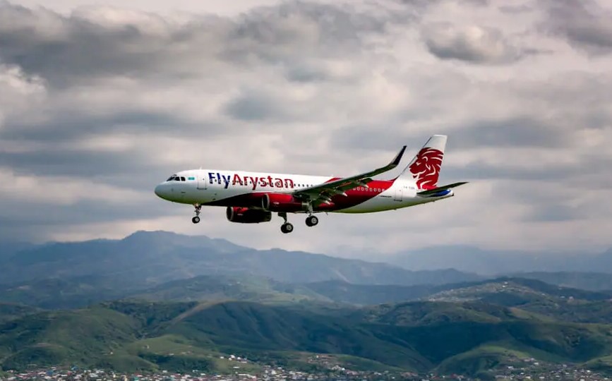 FlyArystan запускает рейсы в Таджикистан