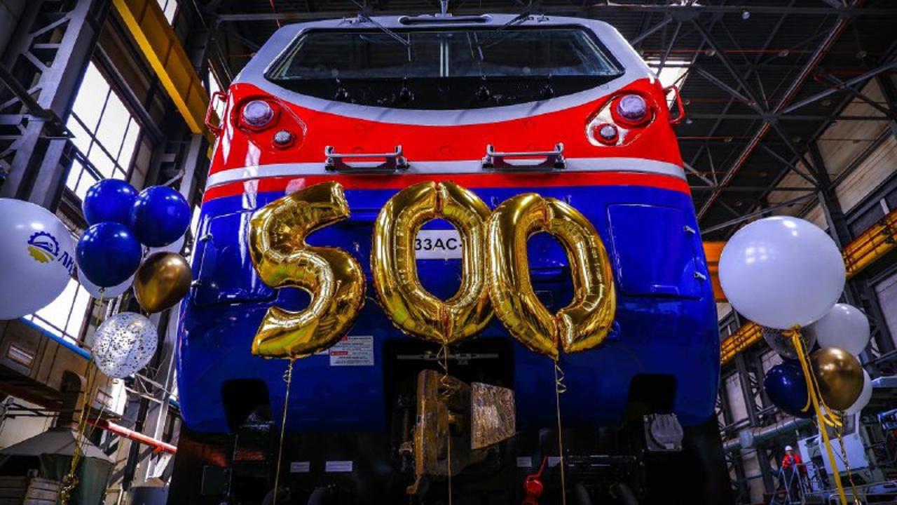 «Локомотив құрастыру зауыты» выпустил юбилейный 500-й локомотив
