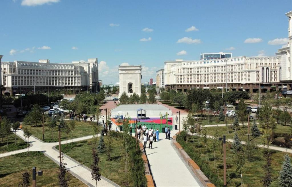 Новый сквер появился в столице