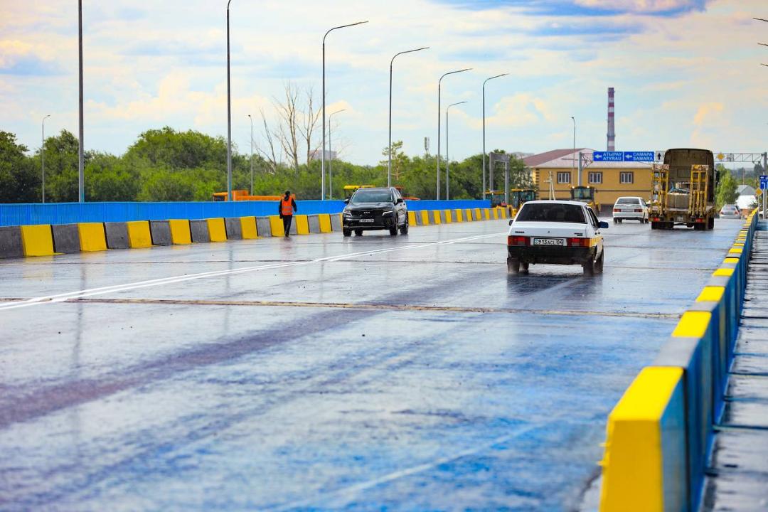 Открыт мост через реку Илек в Актобе