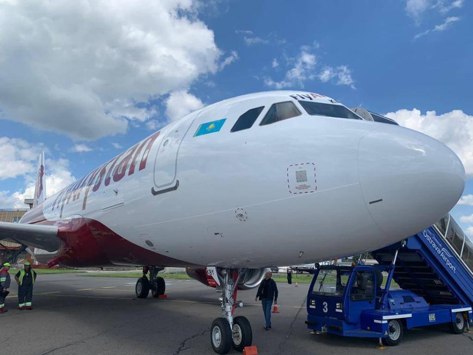 Парк «Fly Arystan» пополнен ВС А320