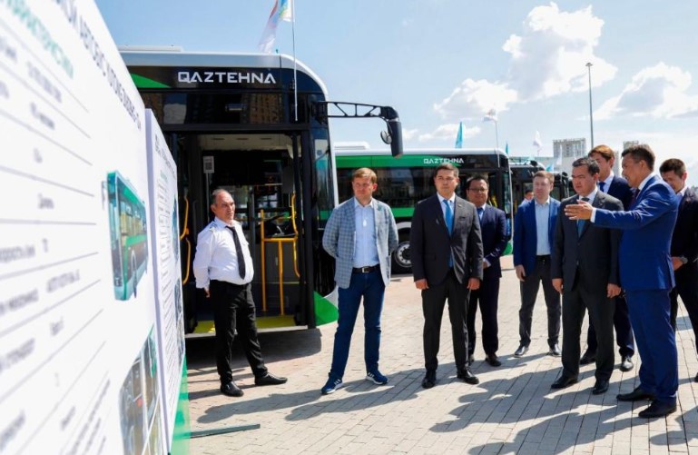 Почти 90 автобусов пополнили автопарк Астаны