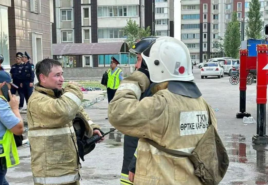Пожар в Алатауском районе  ликвидирован