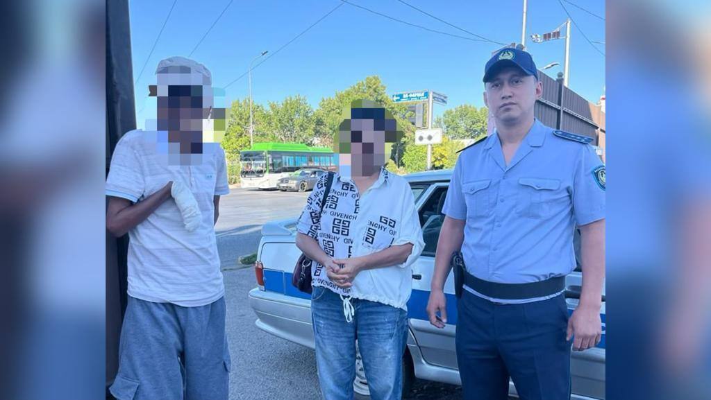 Пропавшего инвалида нашел и вернул родным полицейский-орденоносец Шымкента