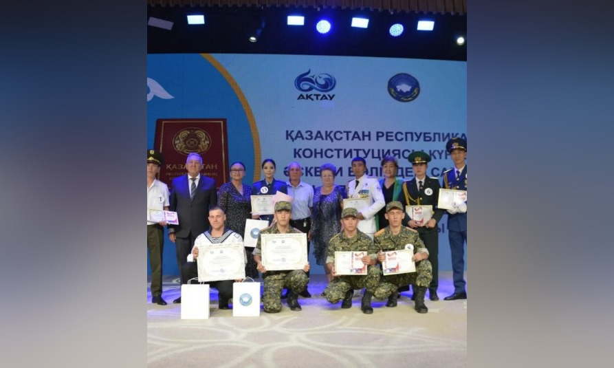 В Актауском гарнизоне провели военно-патриотический конкурс «Рухты Сарбаз»