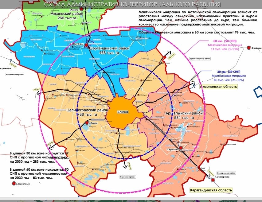 «О развитии агломераций»: в Астане начался прием предложений