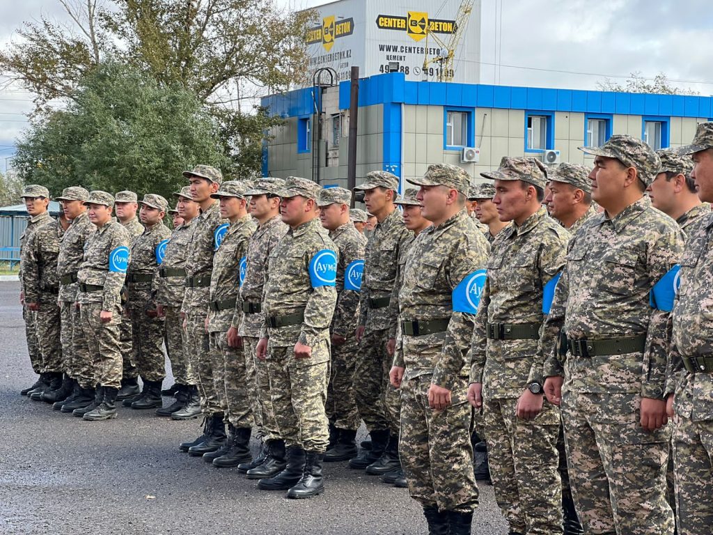 Очередные воинские сборы проводят в Астане