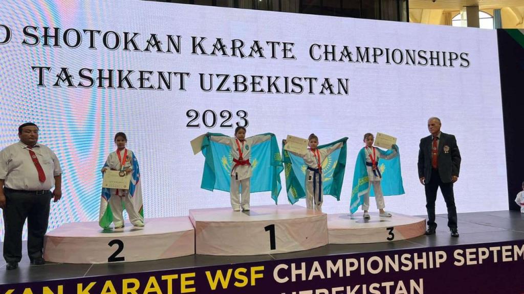 Караганда на чемпионате мира по каратэ: 4 золота, 7 серебра, 9 бронзы