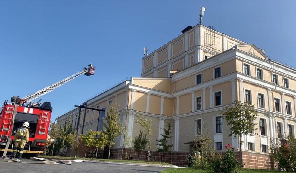 Пожарно-тактическое учение в драматическом театре