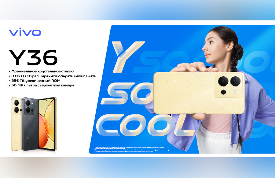 vivo Y36: Смартфон для Творческой Молодежи и Любителей Приключений