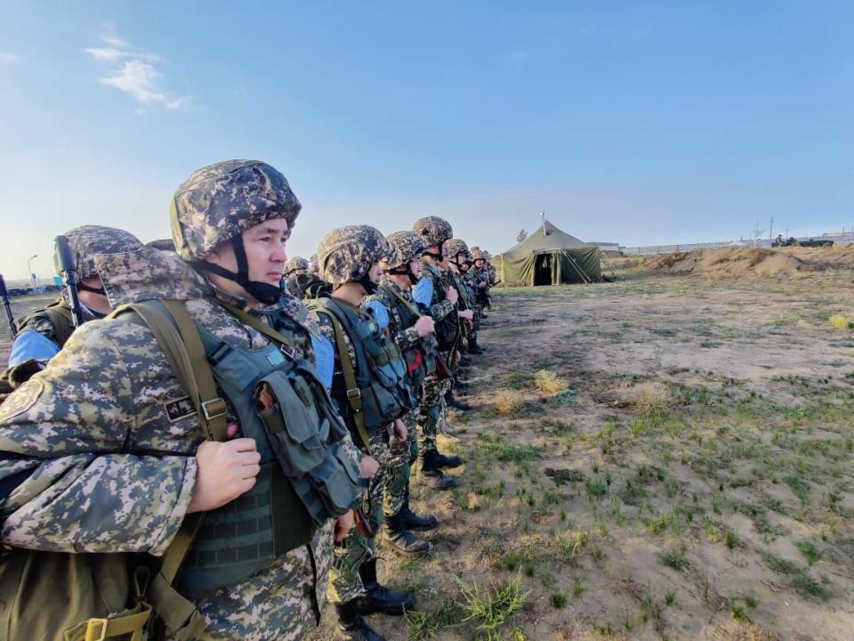 Военнообязанные в Павлодаре обучаются действиям по охране и обороне стратегических объектов