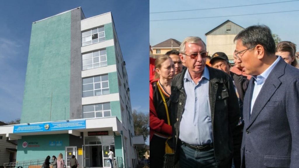 Ерболат Досаев проверил готовность нового здания семейно-врачебной амбулатории в мкр. Кемел