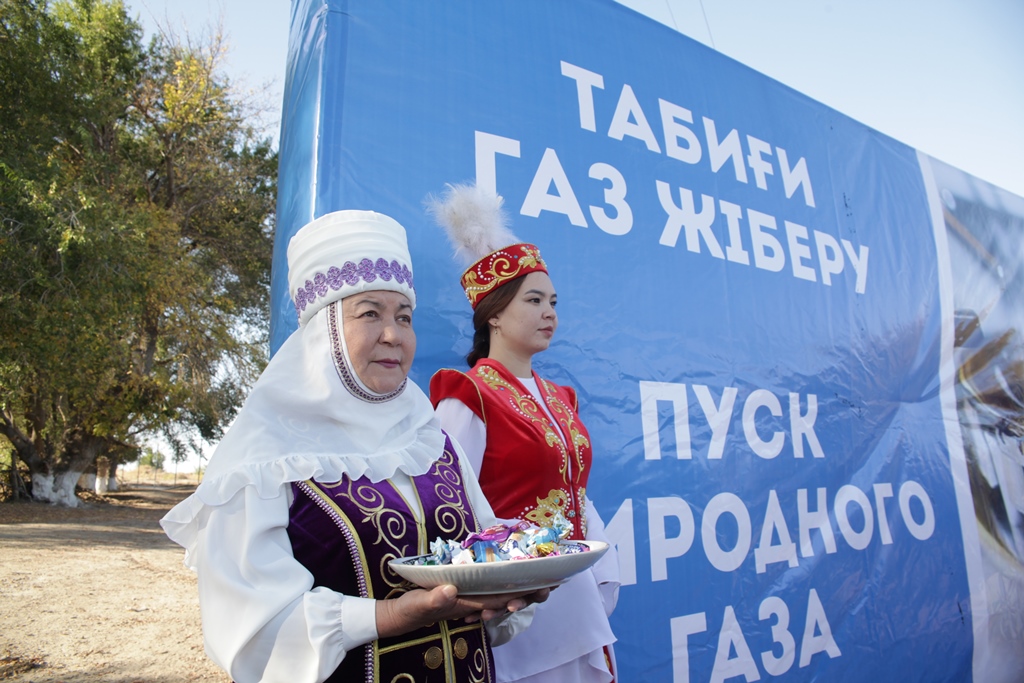 2 села в области Жетысу получили голубое топливо