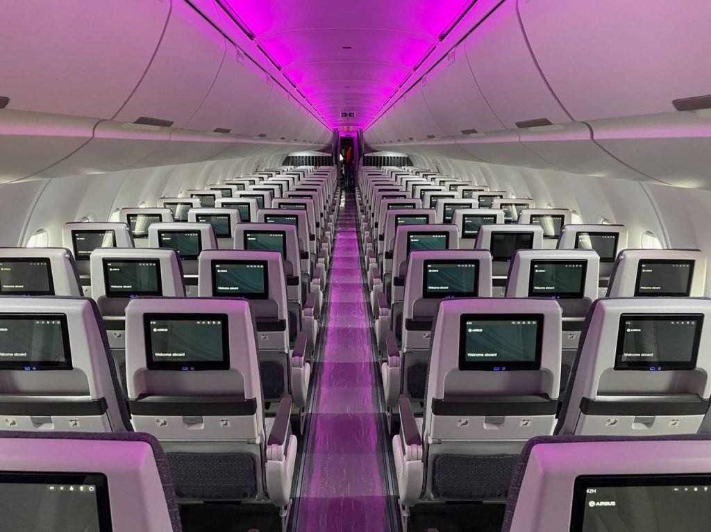 Бизнес и комфорт от Air Astana: в Алматы прибыл Airbus A321LR