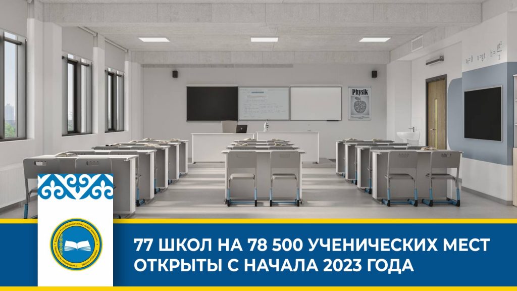 В Казахстане открываются новые школы для решения проблемы с ученическими местами