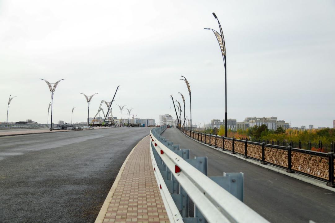 Открытие моста Тауелсиздик в Астане запланировано на конец октября