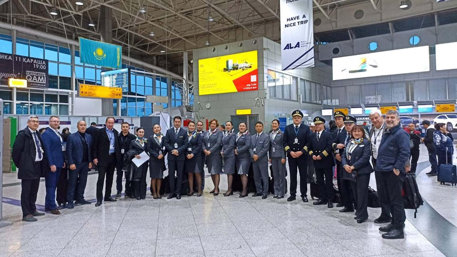 Air Astana выполняет вывозной рейс из Тель-Авива в Алматы