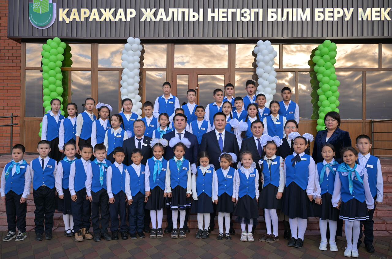 Открытие новой школы в отдаленном селе Каражар