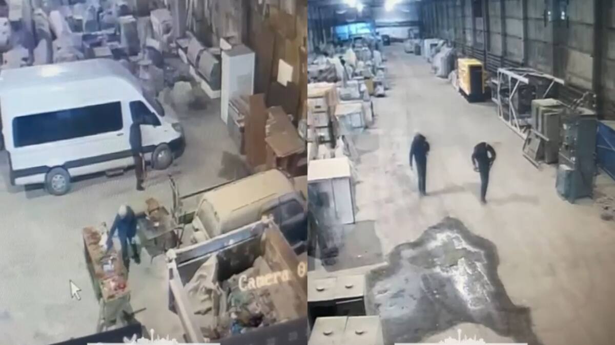 Электрический кабель вынесли со склада двое мужчин в Астане