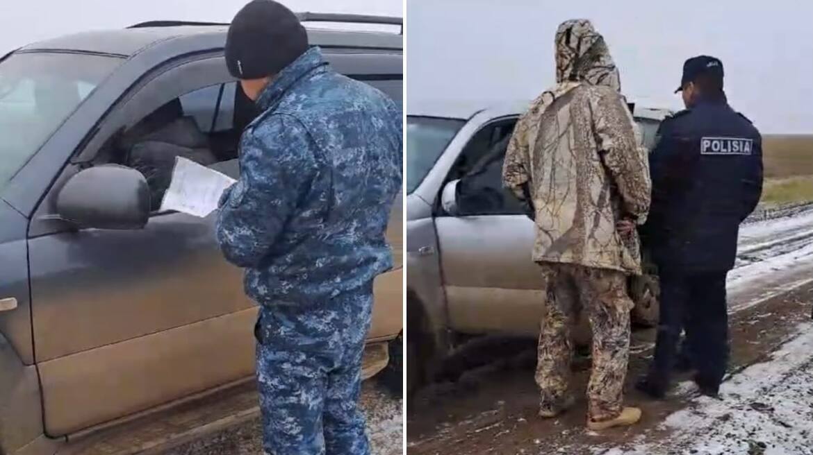 Порядка 300 нарушений выявили акмолинские полицейские в ходе ОПМ “Браконьер”