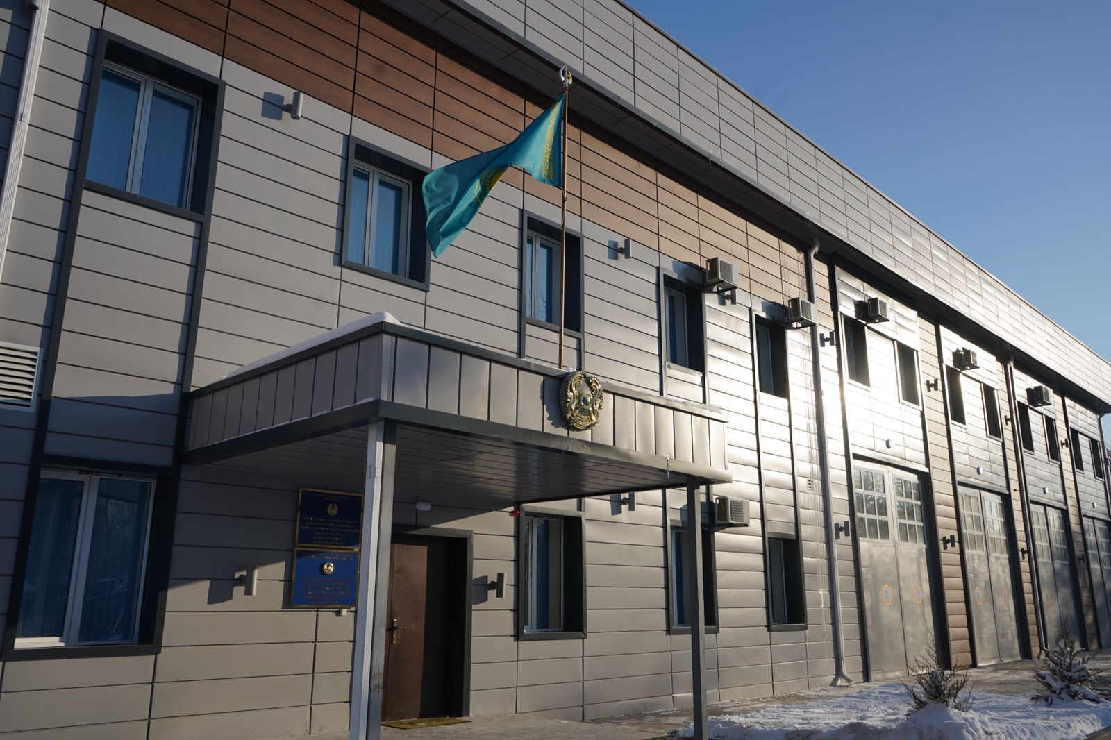 Новое пожарное депо открылось в Шымкенте ко Дню Независимости РК