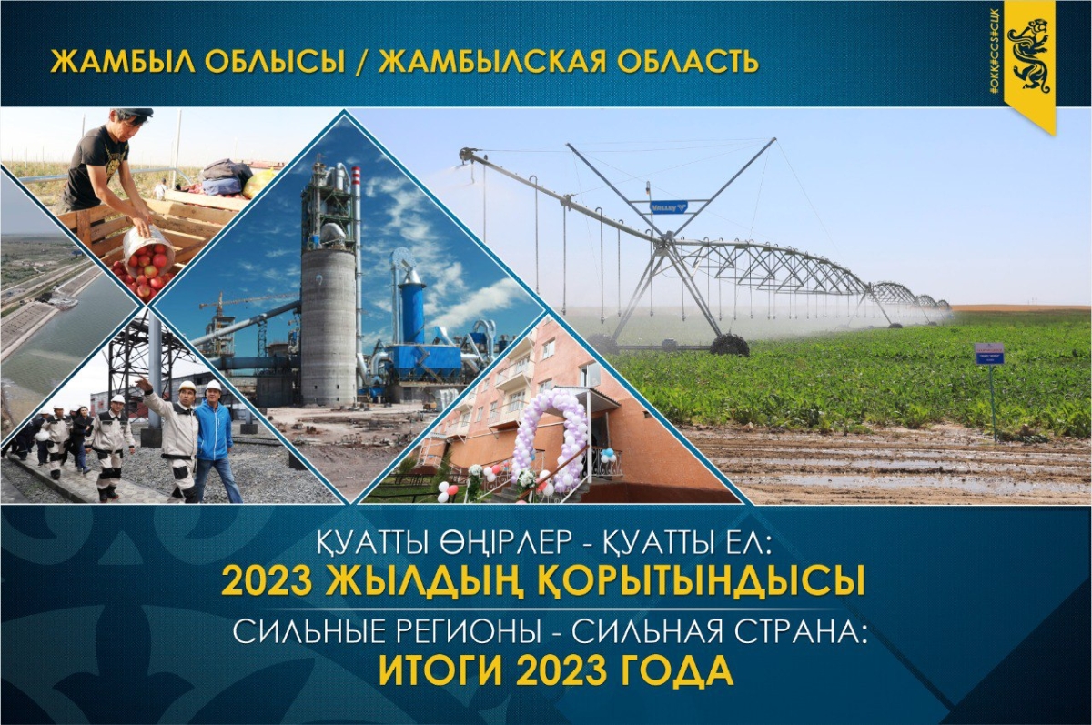 Сильные регионы – сильная страна: Жамбылская область в 2023 году. Факторы устойчивого развития
