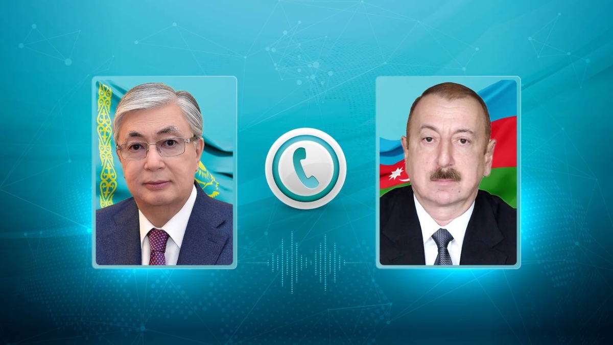 Состоялся телефонный разговор Касым-Жомарта Токаева с Президентом Азербайджана Ильхамом Алиевым