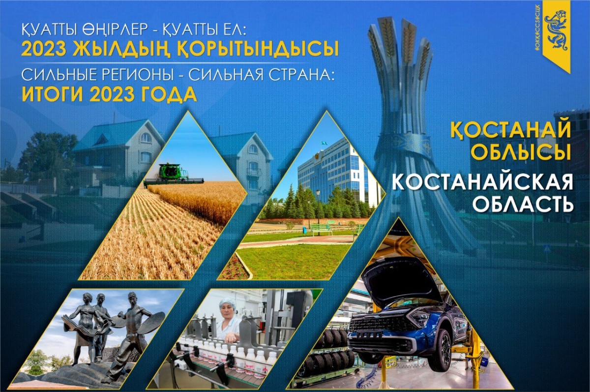 Сильные регионы – сильная страна: Костанайская область в 2023 году. Перспективные производства для динамичного развития области