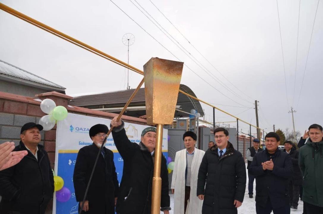 Газификация в Туркестане: 4 населенных пункта Жетысайского района получили природный газ