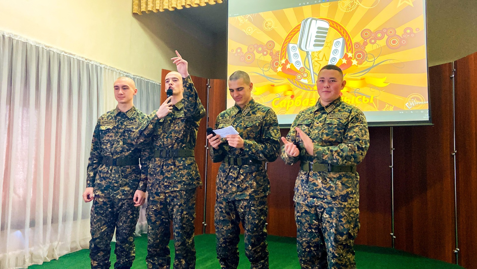 В Костанае прошел конкурс «Голос солдата»