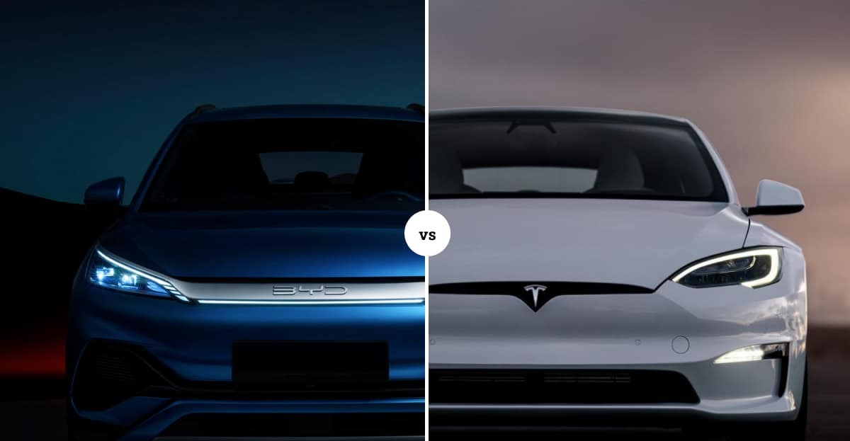BYD и Tesla: сравнение стратегий и продаж в Китае