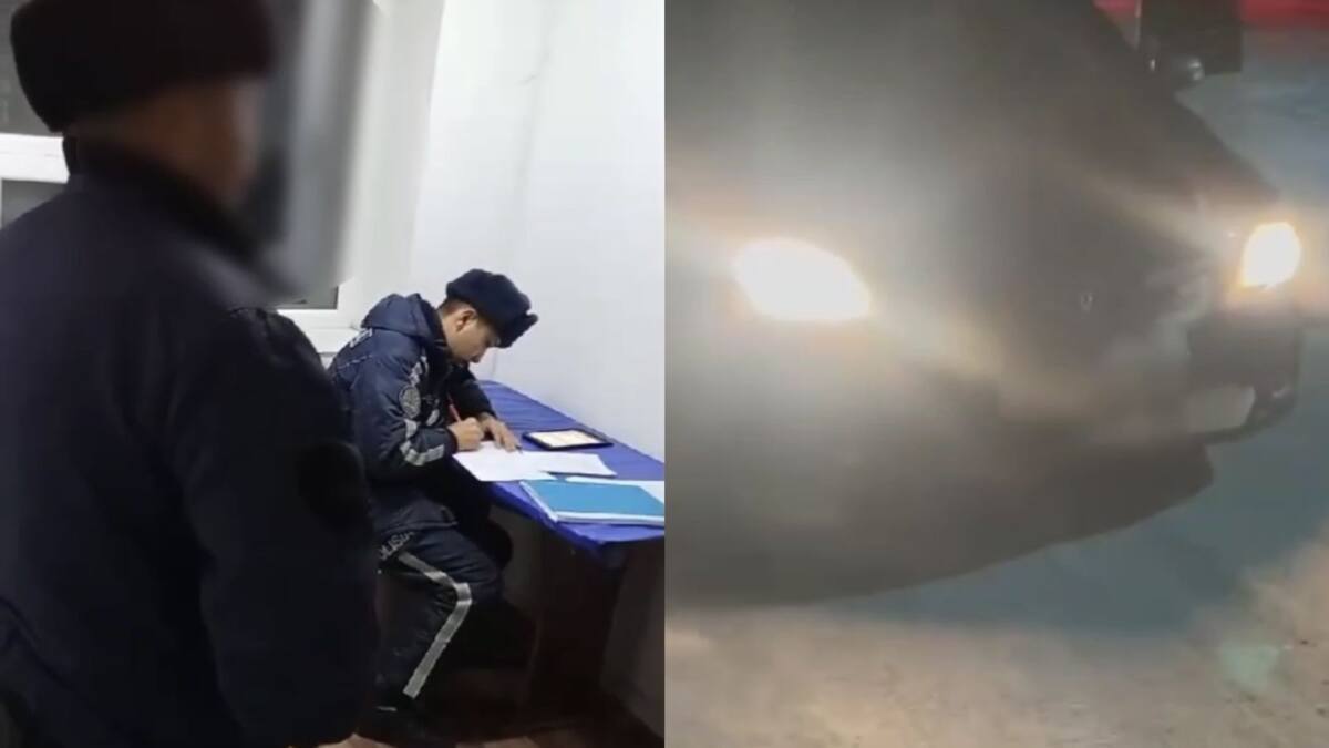 Пьяный водитель с поддельными правами выявлен в Актюбинской области