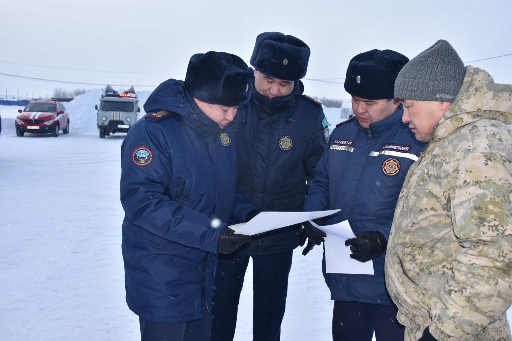 Профилактические мероприятия в селе Полудино района имени М.Жумабаева Северо-Казахстанской области