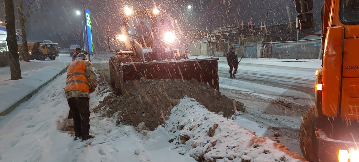 В Алматы выпало 10 см снега