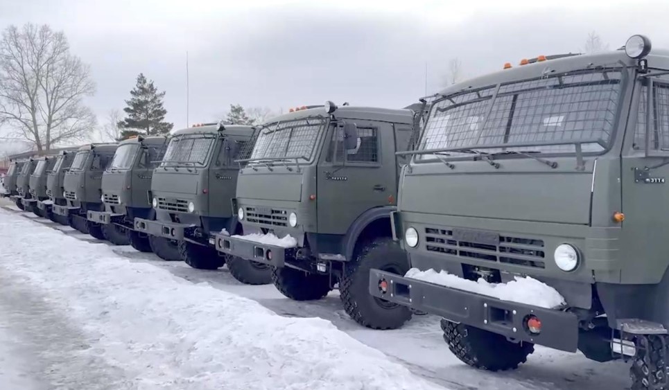 Новая техника укомплектовала воинские части Казахстана