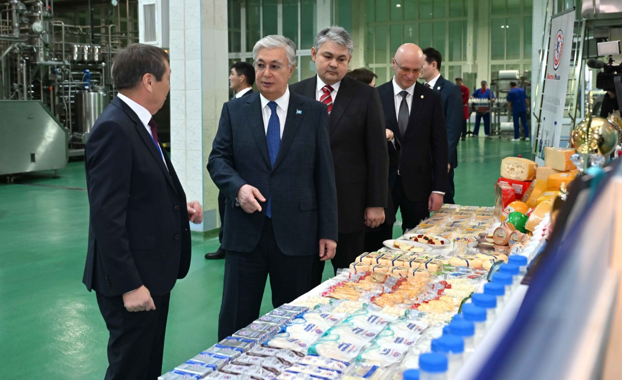 Производство молочной продукции: Токаев оценил инновации и технологии