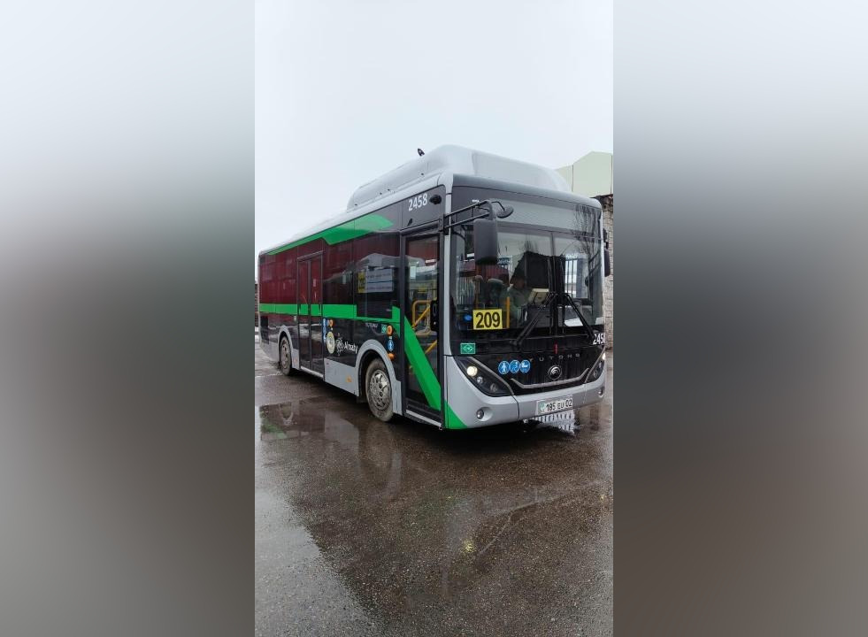 Современный  транспорт: В Алматы обновлены автобусы на двух маршрутах
