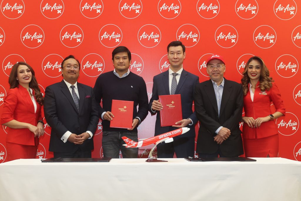 AirAsia X и «Kazakh Tourism» Заключают Партнерство для Развития Туризма между Малайзией и Казахстаном