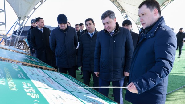 Олжас Бектенов ознакомился с темпами реконструкции гидросооружений и развитием АПК в Туркестанской области
