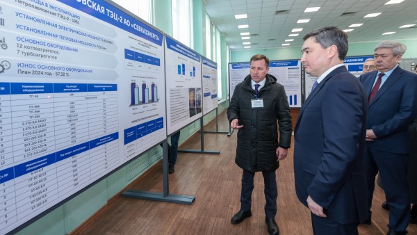 Олжас Бектенов проверил темпы исполнения поручения Президента по модернизации ТЭЦ в Петропавловске 