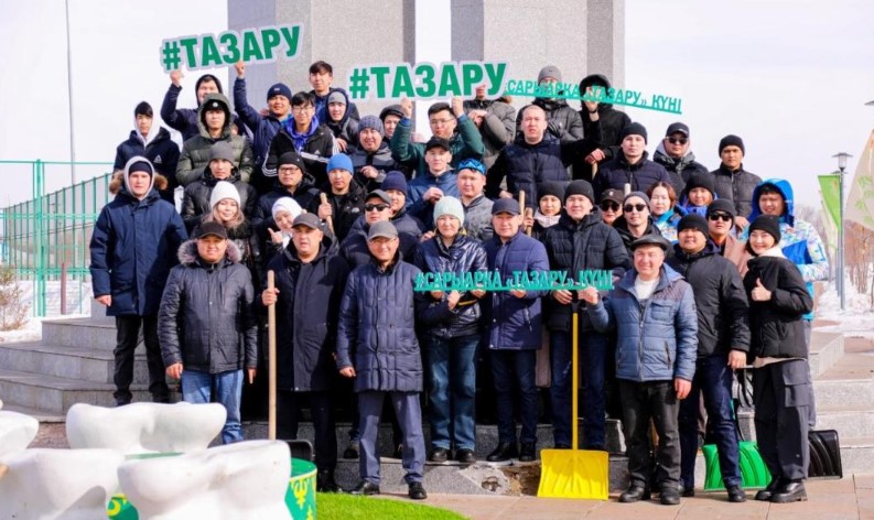 Порядка 35 тысяч человек: как прошла масштабная уборка в Астане