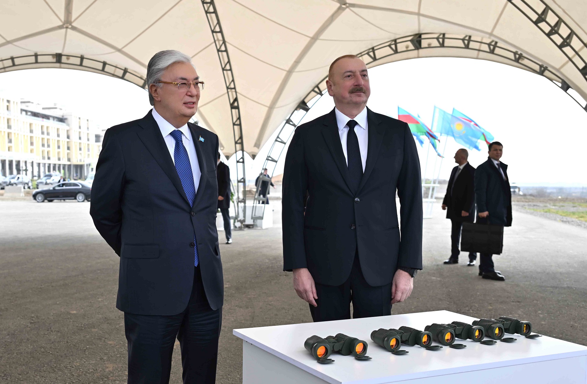 Президенты Казахстана и Азербайджана ознакомились с планом развития Физули