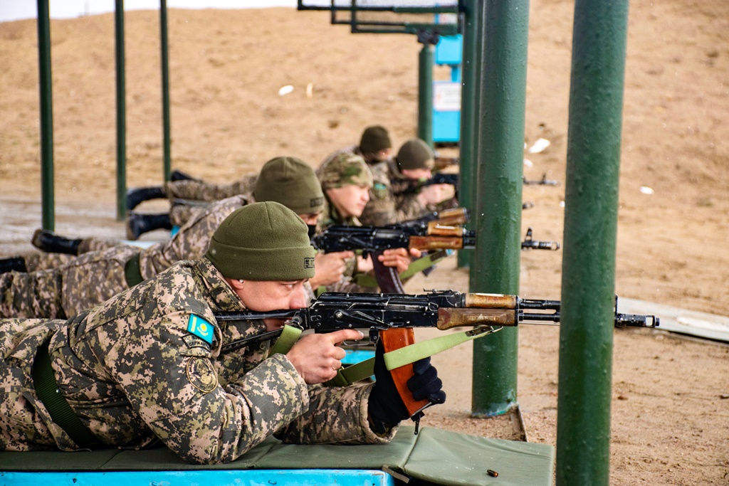 В Конаевском гарнизоне прошла XXI Спартакиада Десантно-штурмовых войск