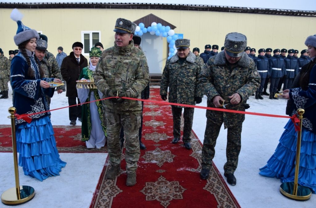 В Павлодаре были открыты модульные казармы Национальной гвардии
