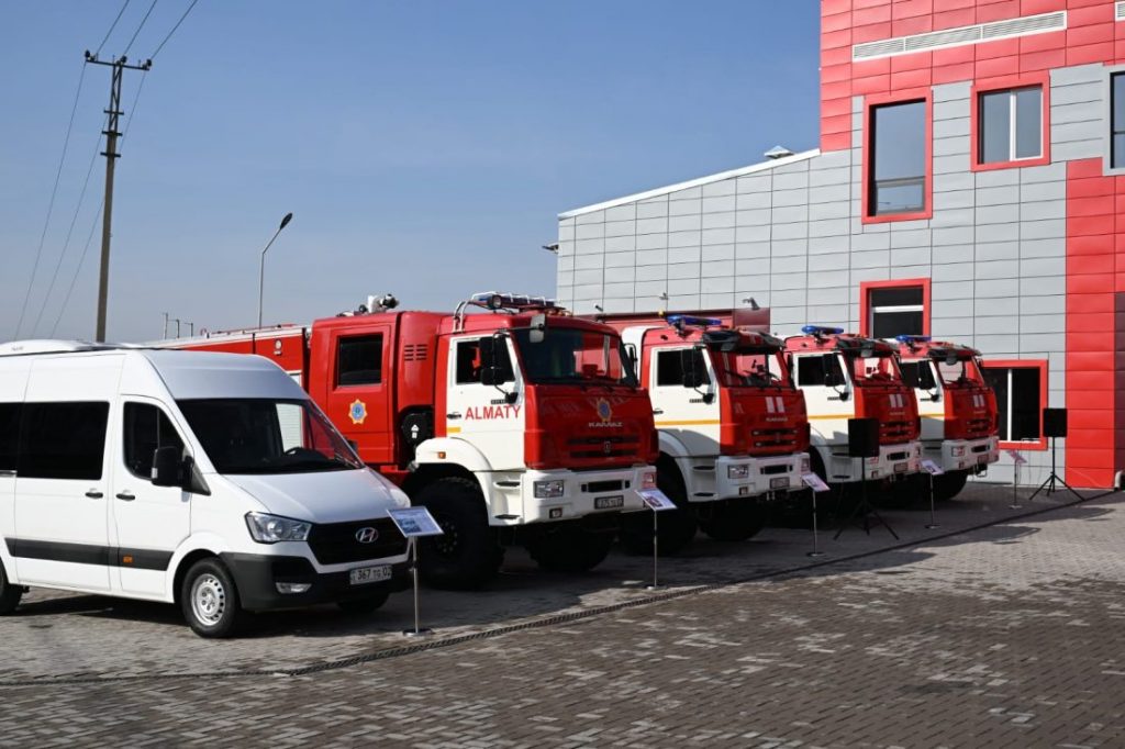 Новая современная пожарная часть открылась в Алматы