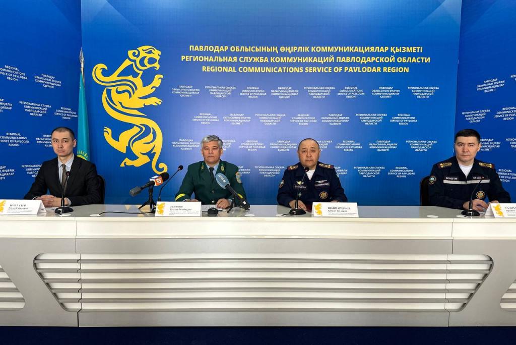 Сотрудники ДЧС Павлодарской области провели брифинг по подготовке к пожароопасному периоду