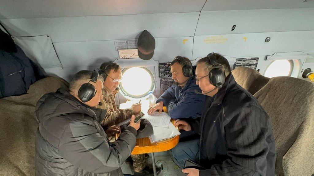 В ВКО ведется аэровизуальный мониторинг  паводкоопасных мест