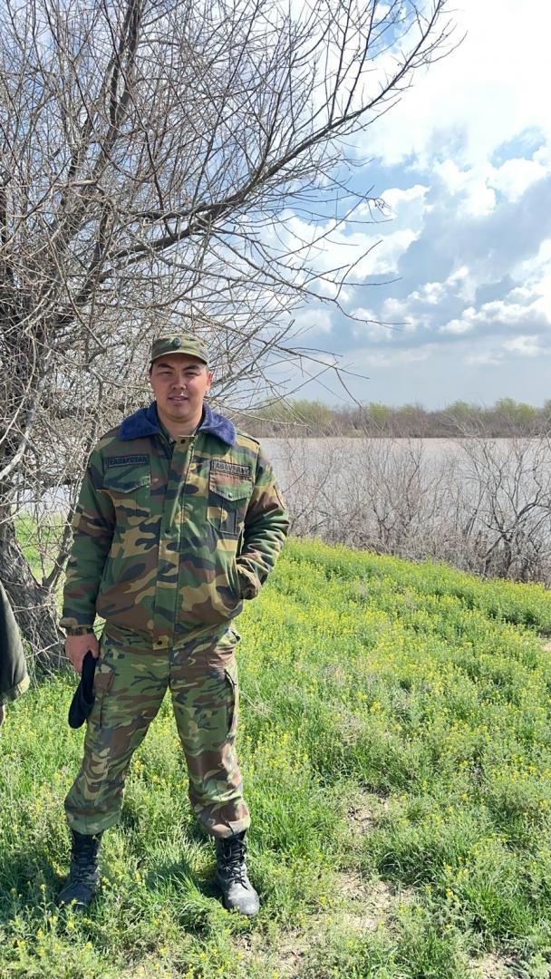 Во время паводковой ситуации в Атырауской области у спасателя родился сын