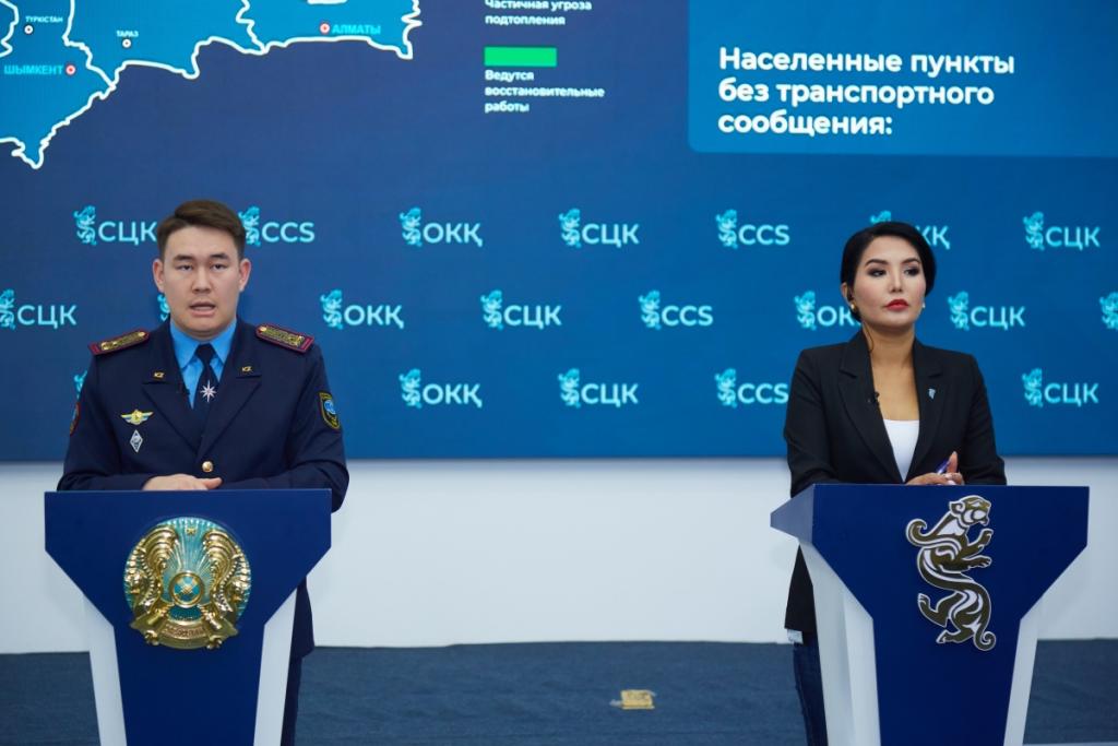 МЧС РК: вторая волна паводка на р. Жайык в Западно-Казахстанской и Атырауской областях на особом контроле
